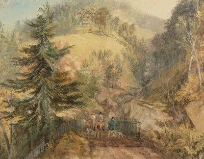 The Chevin, Otley, c.1818 by Joseph Mallord William Turner